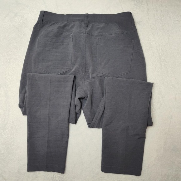 BYLT Kinetic Pant 2.0 Pants Mens 32x30 Gray Stretch Zip Pocket Chino Casual Tech - Picture 6 of 13